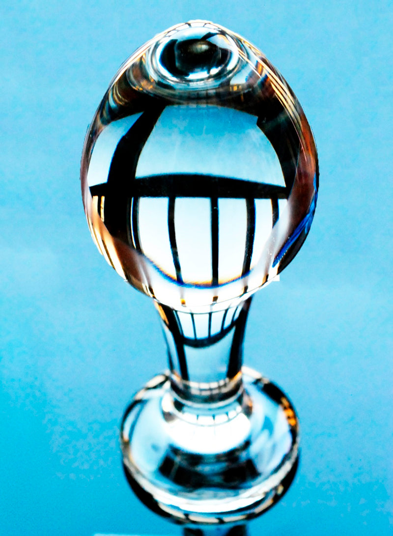 44mm Big ball pyrex glass anal dildo butt plug crystal vagina bead fake penis female masturbate adult sex toy for gay women men