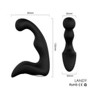 Rechargeable 10 Speeds Vibrator Butt Plugs Prostate Massage Anal Vibrator Stimulation Male Masturbation Sex Toys for Men PY756