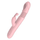 Heating Telescopic Rabbit Vibrator Rotating 10 mode Dildo Vibrator G Spot Clitoris Stimulator Adult Sex Toys for Woman