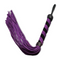 Suede Leather Whip - Purple & Black