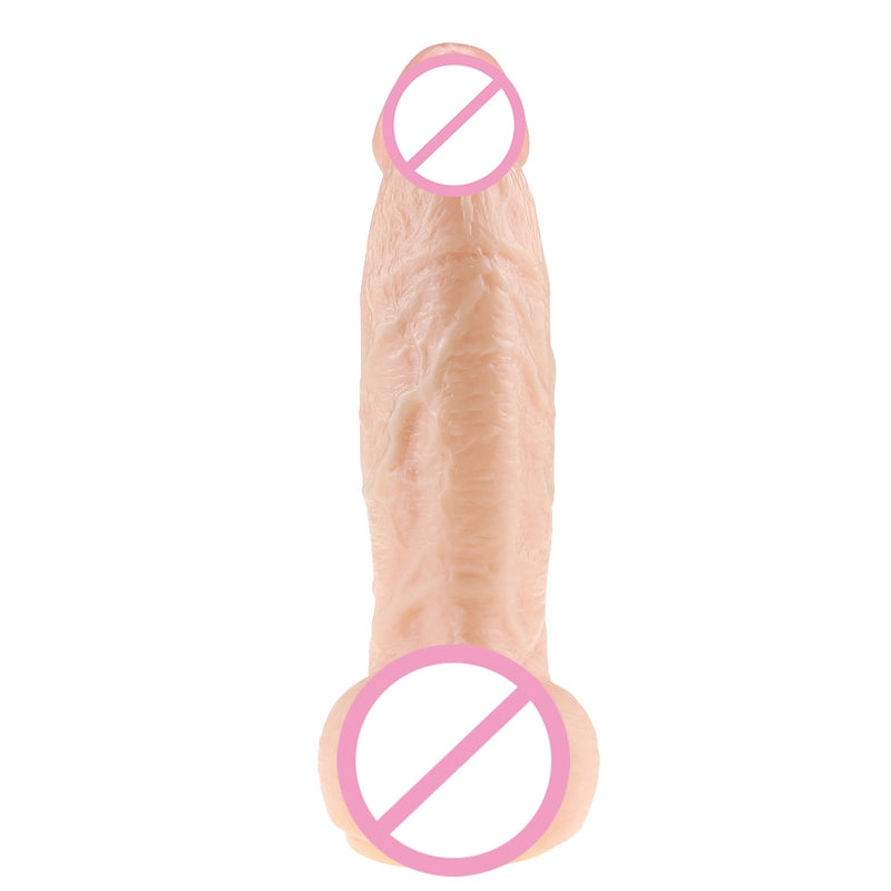 215*50mm Skin Feeling Realistic Huge Dildo With Suction Cup Sex Toy for Women Artificial Big Penis Dick Female Masturbator