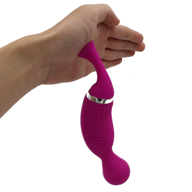 YEMA High Quality Dual Use Powerful Vibrator VIbration Strong Suction Nipple Clitoris Sucker Women Sex Toys Massager