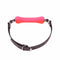 Silicone dog bone open mouth gag ball leather head bondage restraint harness fetish adult SM game sex toy for women men couple
