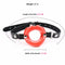 Silicone sexy lip open mouth gag ball head bondage restraint harness adult game SM oral sex toy for women men couple blow job