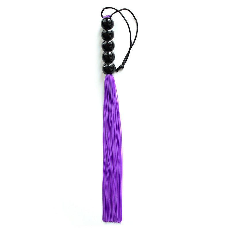 36cm Silicone Tassel Spanking Whip beads handle slap strap beat lash flog tool Adult SM slave game Sex toy for women couple men
