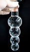 Black large artificial Pyrex Glass dick crystal dildo penis Anal Beads big ball butt plug masturbate adult sex toy for women men