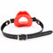 Head harness bondage restraint SM silicone sexy blow job lip open mouth gag ball adult game oral sex toy for women men couple