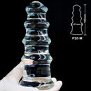 65mm huge size pyrex glass anal dildo large butt plug crystal artificial fake penis adult sex toy for women men gay masturbation