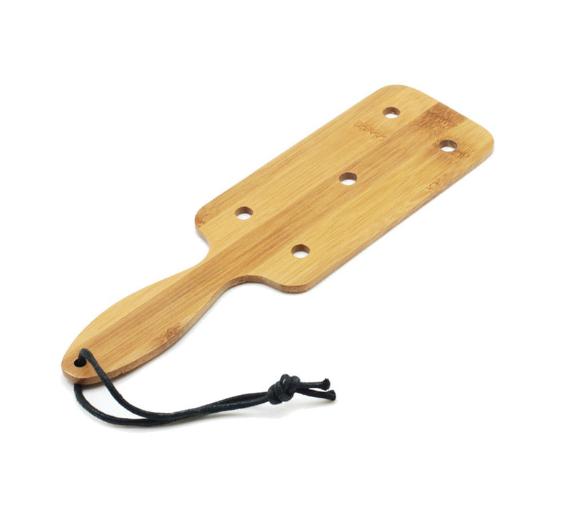 SMSPADE Adult Sex Toys Square Bamboo Paddle with Holes Natural Bamboo Spanking Crop BDSM for Couples SM Bondage Sex Restraints