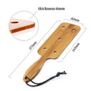 SMSPADE Adult Sex Toys Square Bamboo Paddle with Holes Natural Bamboo Spanking Crop BDSM for Couples SM Bondage Sex Restraints