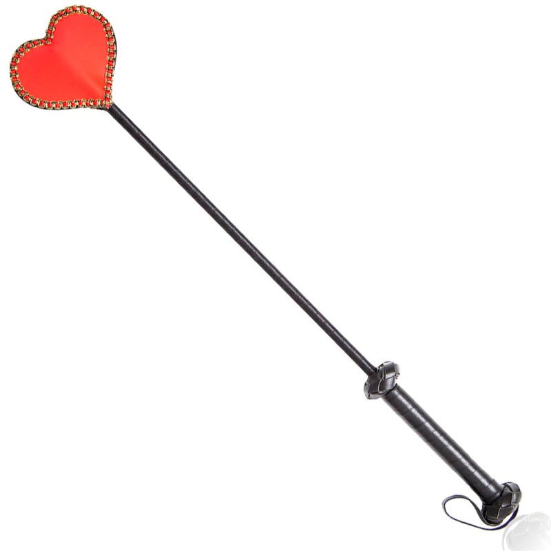 Red Heart leather spanking paddle slave cosplay adult game wand rod whip lash strap flog slap beat stick SM sex toy for couple
