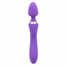 YEMA Rechargeable G Spot Magic Wand Double Dildo Vibrators Clitoris Vagina Triple Head Vibrator Sex Toys for Woman Sex Machine