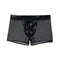 Ropa Interior Hombre Mesh See Through Hollow Out Sexy Boxershorts Men Briefs Black Leather Man Sex Underwear Lingerie MPS047