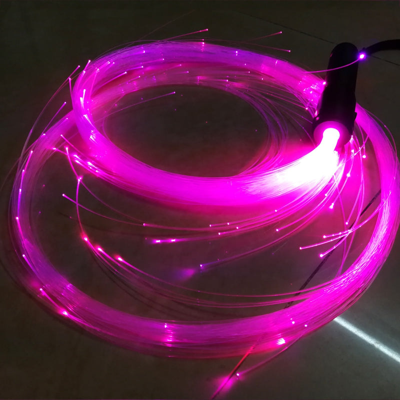 Multi-Colored LED Fiber Optic Whip