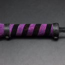 Suede Leather Whip - Purple & Black