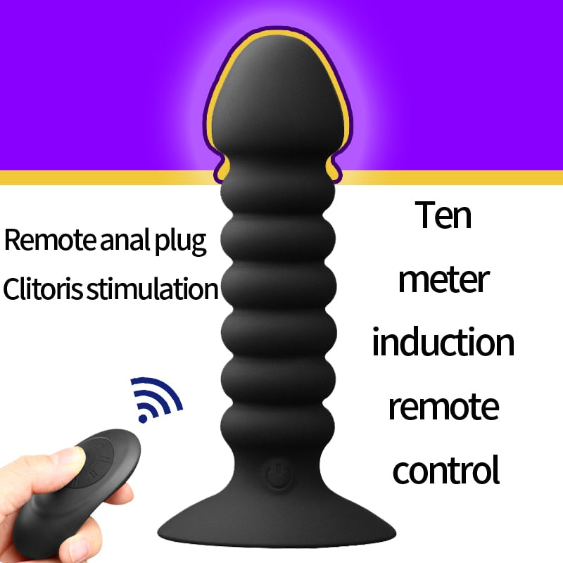 Remote Control Butt Plug Prostate Massage Vibrator