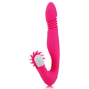 Telescopic Rotation Big Dildo Vibrator Oral Sex Tongue Licking Anal Vaginal Massage Clitoris Stimulator Sex Toys for Women