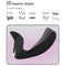 Black Silicone Prostate Vibrator With 10 Modes