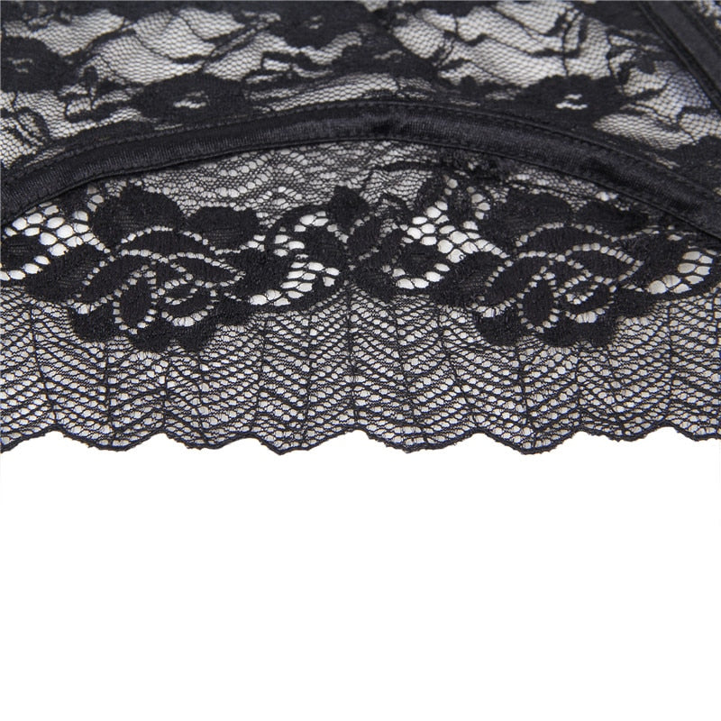 Portaligas Sexy Mujer Lace Floral Stocking Belt M XL 2XL 3XL Black Red Jartiere Sexy Women Plus Size Jartiere Mariage PS5129