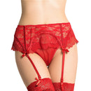 Portaligas Sexy Mujer Lace Floral Stocking Belt M XL 2XL 3XL Black Red Jartiere Sexy Women Plus Size Jartiere Mariage PS5129