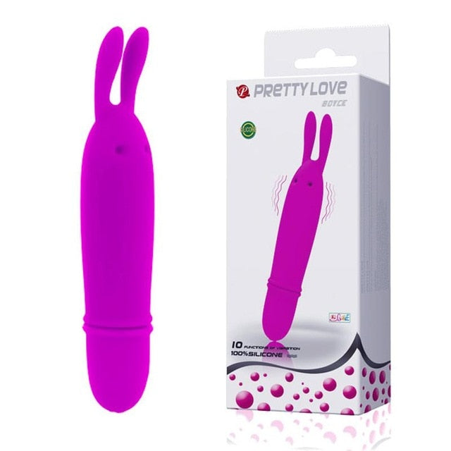 Pretty love 10 Speed rabbit vibrator erotic vibrator female masturbation adult products sex toys for woman mini magic massager