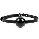 5 cm silicone ball open mouth gag PU leather head harness bondage restraint adult fetish SM sex game toy for women men couple