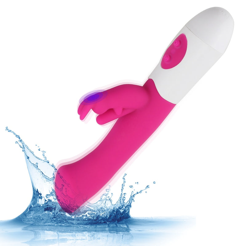 Dual-Action Rabbit Vibrators  Clitoral G-Spot Massage Dildo Vibrator Vagina Shocker Sex Toys For Women Female Masturbator