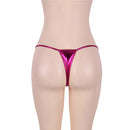 Hot Sexy Underwear Women Erotic Leather Briefs 5 Colors Sexy Panty Plus Size Solid Shiny Panties Women G String PS5128