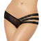 Bragas Mujer Sexy Mesh Woman Under Wear Black Transparent Low Waist Solid Thin Lace Tanga Sexy Panties M XL 2XL 3XL PS50491