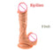 8 Inch Realistic Dildo Silicone Big Glans Penis Dong with Suction Cup for Women Masturbation Lesbain Sex Toy