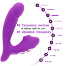 G Spot Dildo Vibrator Clit Sucker with 10 Powerful Modes Oral Sucking Adult  Sex Toys for Women Clitoris Stimulator Couples Fun