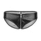 Black Leather Underwear Women Panties With Zipper Transparent Mesh Ropa Interior Mujer Low Waist Sexy Briefs Lingerie  PS5027