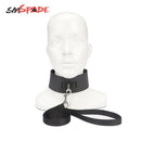 SMSPADE Black 9Pcs/Set Blindfold,Mouth Gag,Collar,Handcuffs & Ankle Cuffs,Whip,Paddle,Nipples,Rope BDSM Games Adult Sex Toys Kit