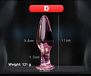 5 Style Crystal Butt Plugs Set Pyrex Glass Anal Dildo Ball Bead Fake Penis Female Masturbation Sex Toy for Adult Women Men Gay