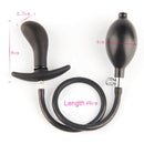 Inflatable Butt Plug With Metal Ball Prostate Massager