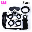 Utinta Leptura Sex Bondage Kit 7 Pcs Adult Games Set Handcuff Footcuff Whip Rope Blindfold for Couples Erotic Toys Sex Products
