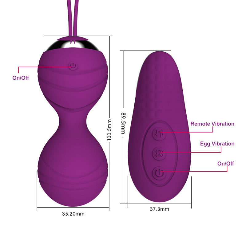 Kegel Balls Remote Control Vibrator Egg for Women Mini Vaginal Chinese Balls Sex  Vibrating  Kegel Simulator Women Toys Sex Shop