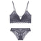 CINOON New Women's underwear Set Lace Sexy Push-up Bra And Panty Sets Comfortable Brassiere Embroidery Cotton Lingerie set