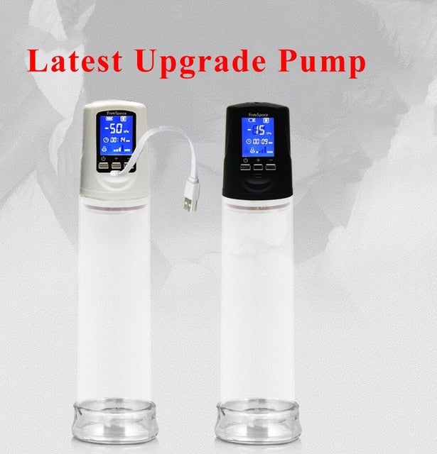 Penis Enlarger Pump Rechargeable Penis Pump Powerful USB Automatic Device Pro Extender Enhancer,Enlargement Sex Toys For Men