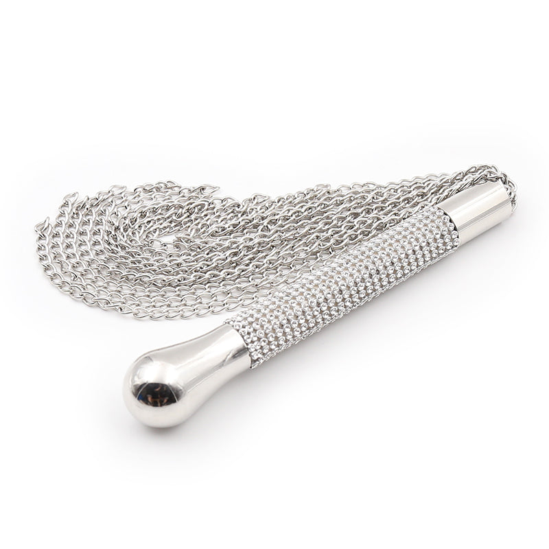 Sex Whip Fetish Bondage Metal with Diamond Spanking Paddle Erotic Sex Toys Adult Games for Couples