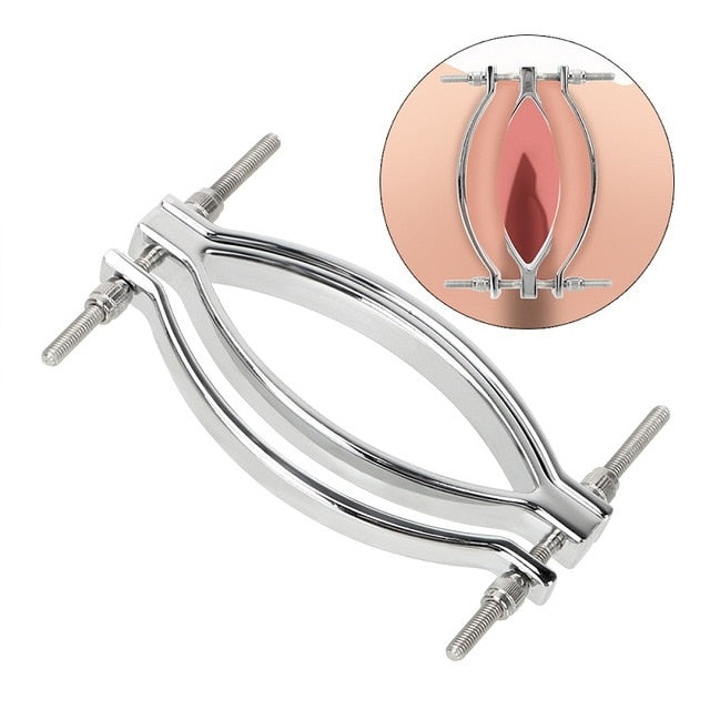 BDSM Bondage Vagina Speculum Metal Clitors Clip Adult Sex Toys For Women G Spot Stimulator  Clamp  Erotic  Shop