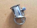 Stainless Steel Mens Chastity Device With Lock