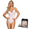 White Lace Bodysuit Sexy Body Dentelle Femme See Through V Neck Romper Women Jumpsuit Backless Plus Size Body Mujer RS80408