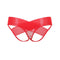 Sexy Panties Women Thong Open Back Plus Size Female Underwear Transparent Black Tanga Low-Rise String Red Briefs M-3XL PS5153