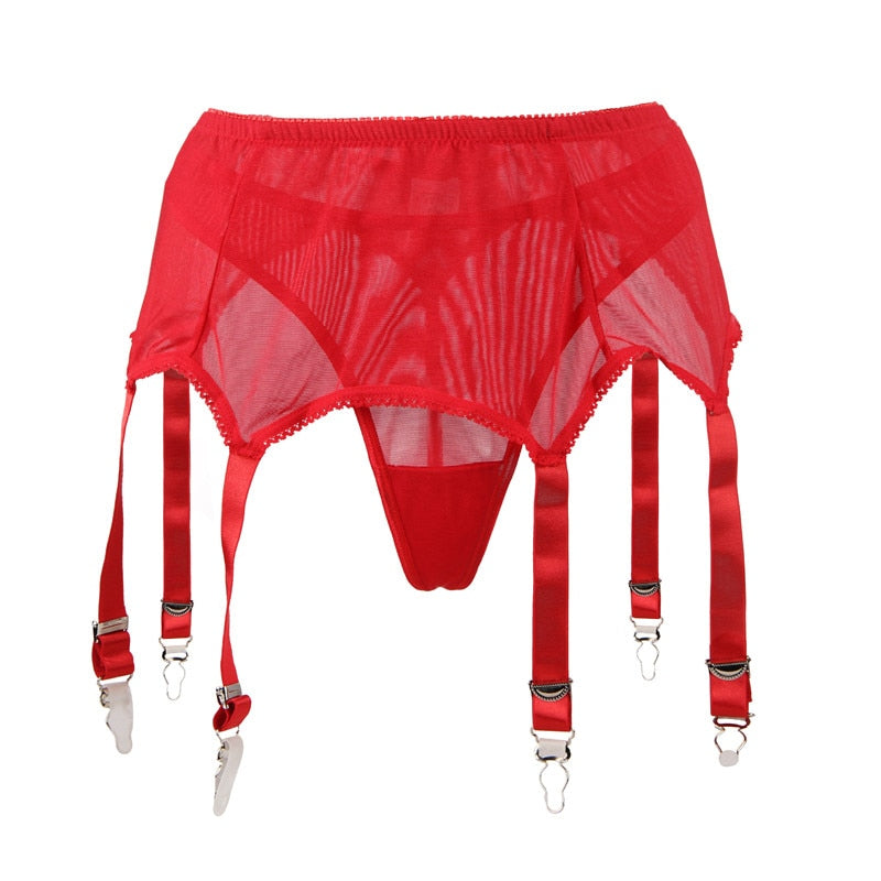 Plus Size Gothic Lace Garter Belt Panty Stitching High Waist Women Sexy Porte Jarretelle Vintage Backless Body Lingerie PS5182