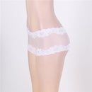 Women's Panties White Lace Mesh Panty Sexy Lace Underwear Boyshort 3XL Briefs For Girls Underwear Lingerie Panties DYS292