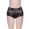 Plus Size Women High Waist Lace Underwear Seamless Hollow Out Briefs Strappy Ladies Panties Underpants Imitation Lingerie PS5122