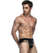 Sexy Gay Lingerie For Men Leather Solid String Homme Sexy S M L XL Low Waist Tight Breathable Mens Underwear Thong MPS062