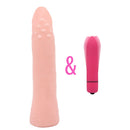 YEMA 2Pcs Big Dildo Mini Vibrators for Women Sex Toys for Woman Adult Anal Soft Realistic Penis Clitoris Vagina Massager