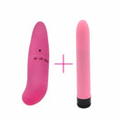 YEMA 2 PCS/Set 4 Color Mini Finger Vibrator&Pink Magic Wand Sex Machine G Spot Clitoris Stimulate Sex toys for Women Erotic toys